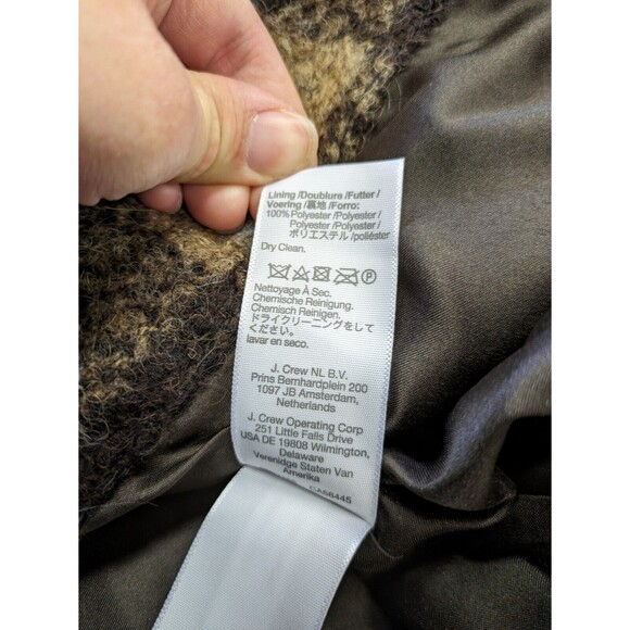 Madewell Belrose Shirt Jacket Wool Blend Shacket Coat Cassel Plaid 3X NWT $268 - Picture 11 of 12